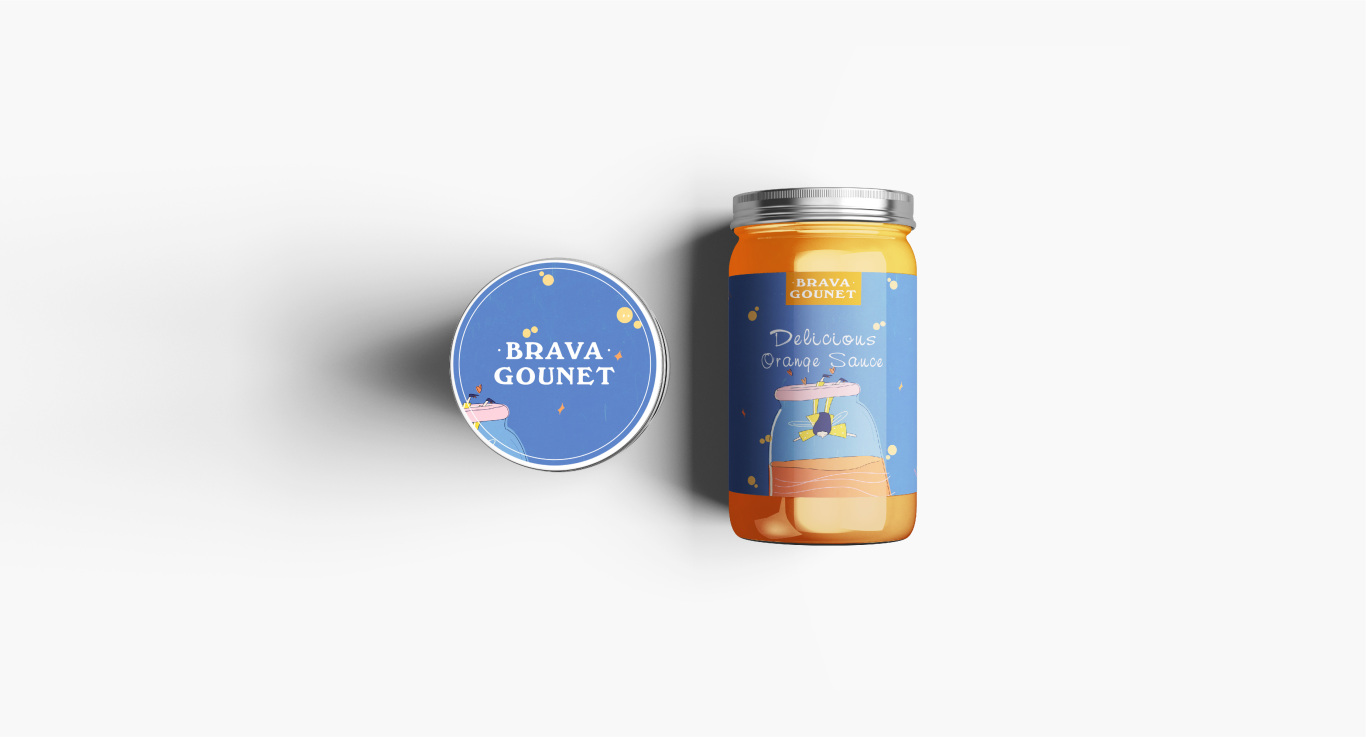 BRAVA GOUNET 果醬包裝設計圖4