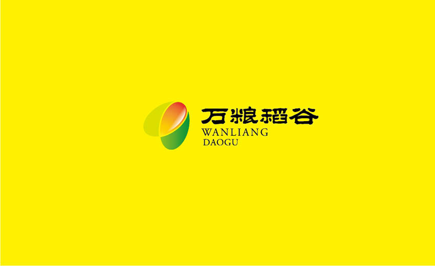 东营logo设计企业标志设计 万粮稻谷标志设计图2