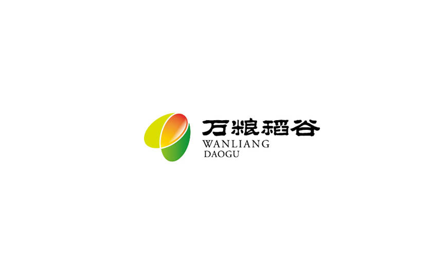 東營logo設計企業標志設計 萬糧稻谷標志設計圖0