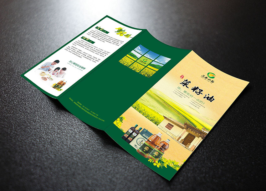 东营折页设计画册宣传物料设计 农产品折页设计图3