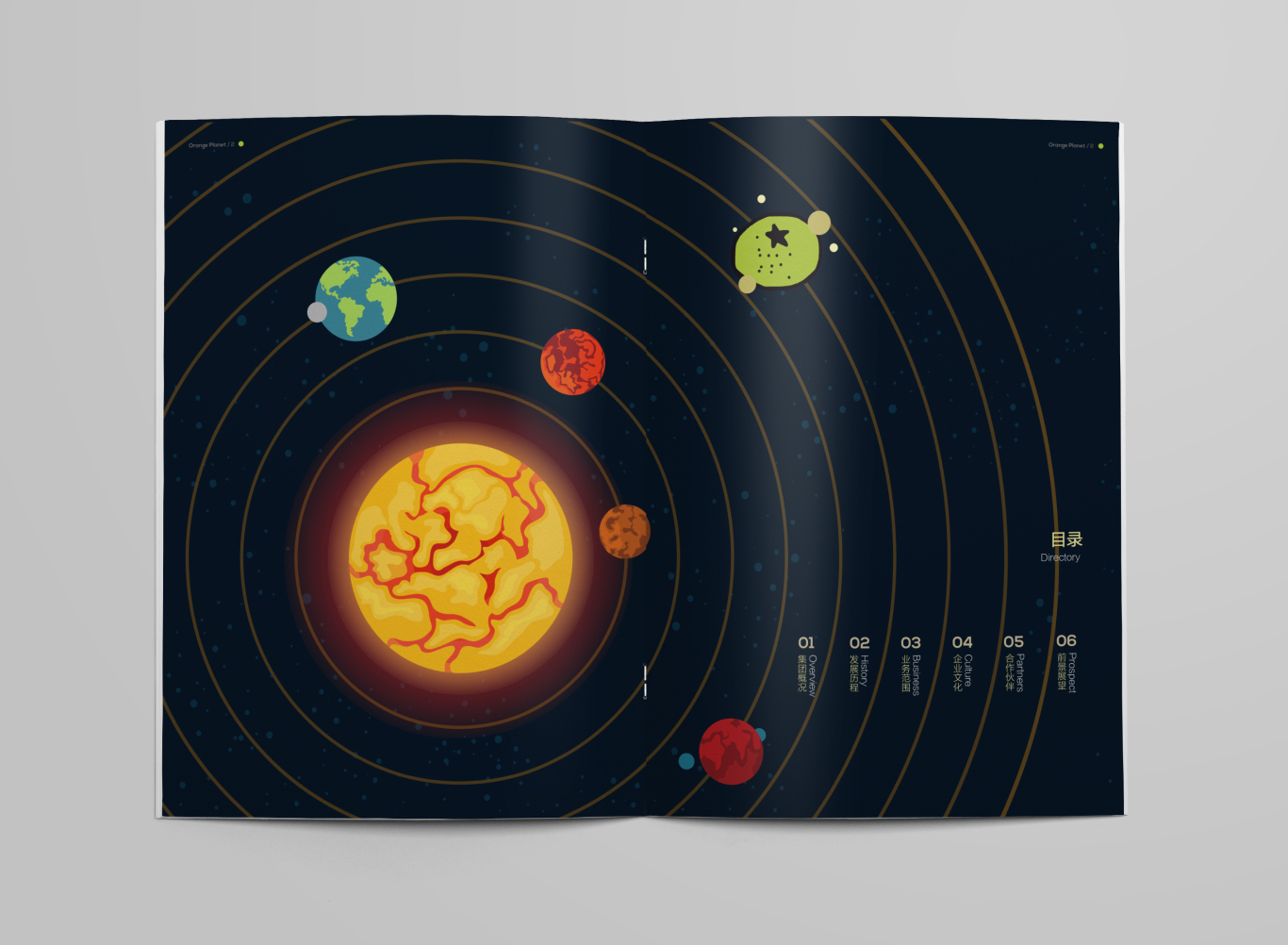 橘子星球企业画册设计图0