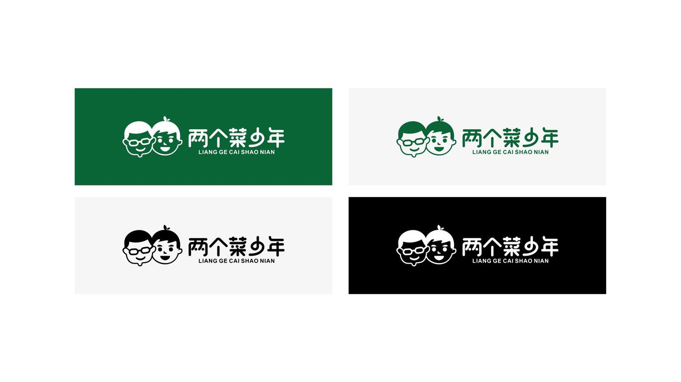 兩個(gè)菜少年食品品牌LOGO設(shè)計(jì)中標(biāo)圖2