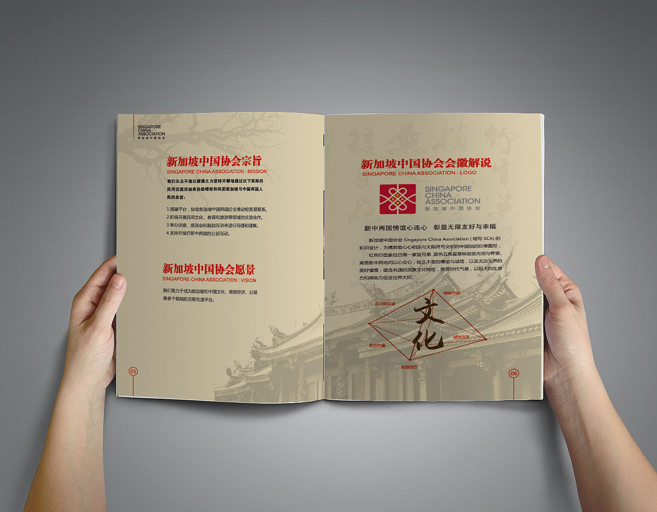 新加坡中国商会画册设计图3