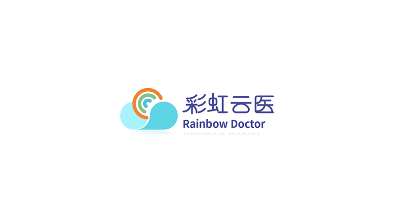 彩虹云医logo设计图0