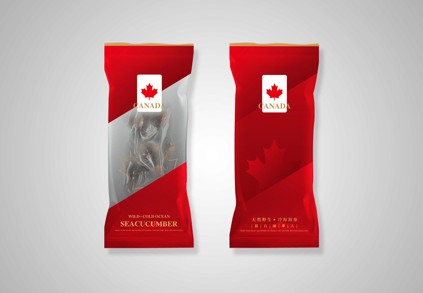 包装设计|加拿大进口海参图0