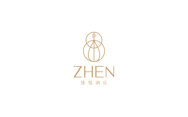 臻悅酒店logo設計