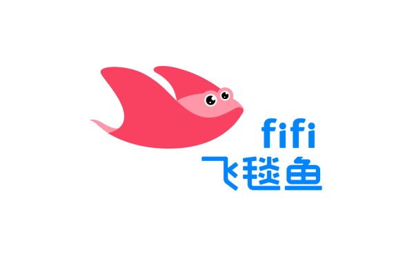 fifi飞毯鱼少儿视频平台logo&ip设计