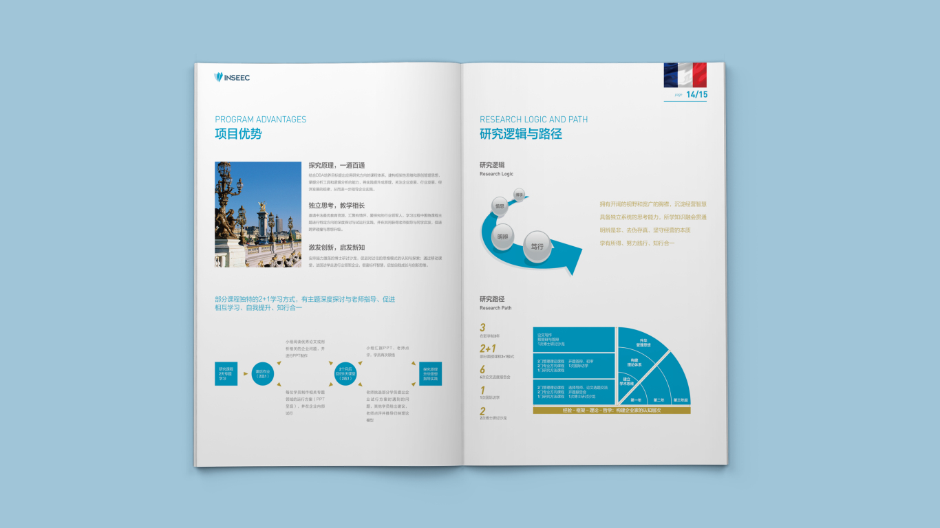 法国DBA工商管理博士学位项目画册设计图8