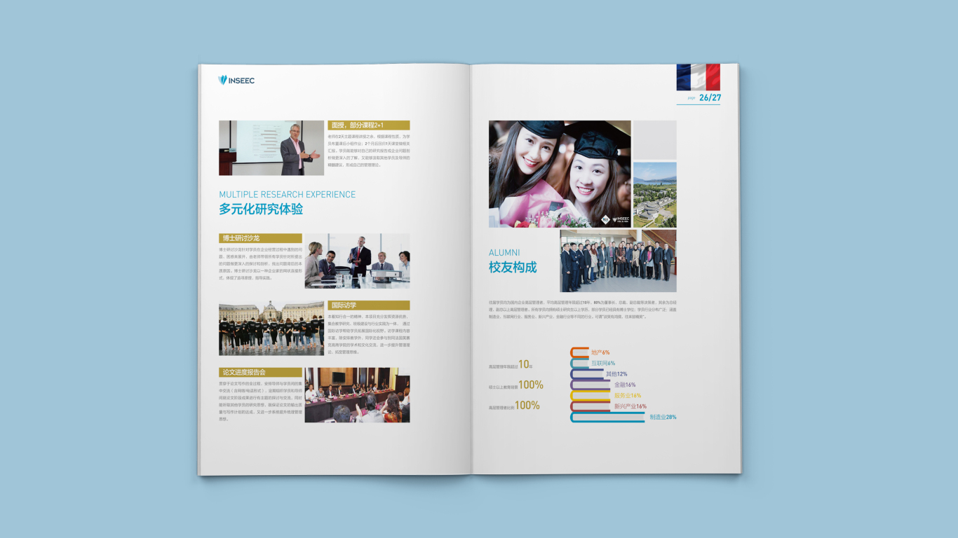 法国DBA工商管理博士学位项目画册设计图14