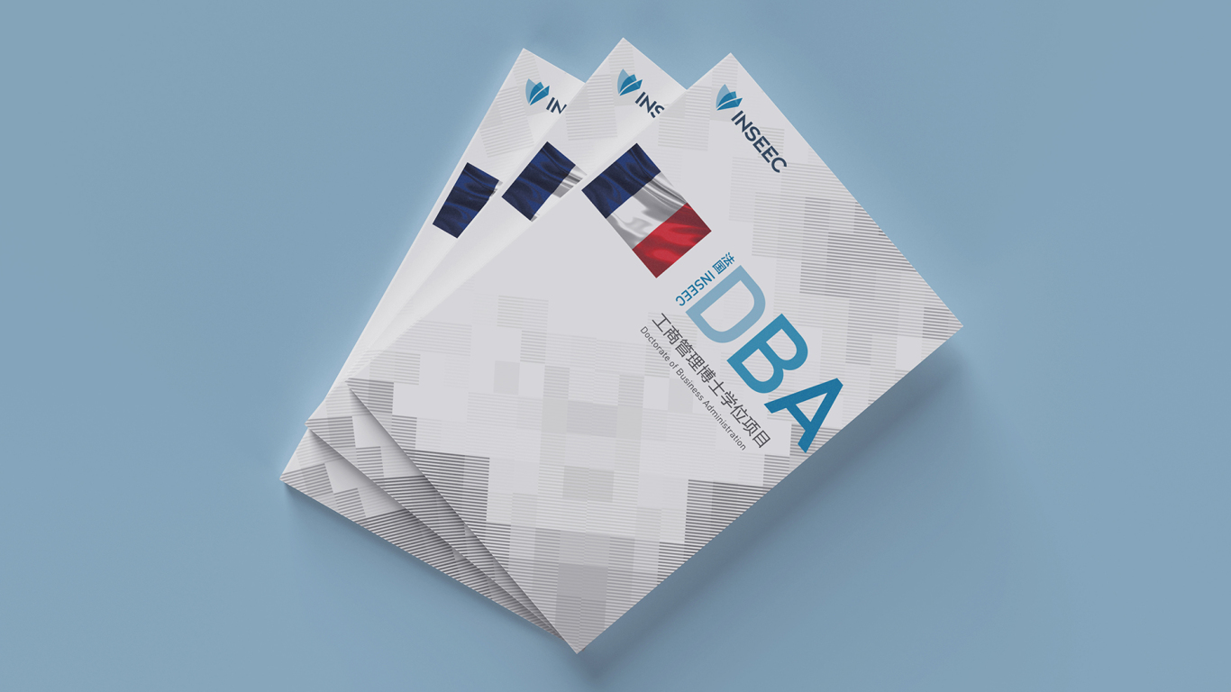 法国DBA工商管理博士学位项目画册设计图0