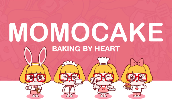 MOMOCAKE甜品店品牌设计