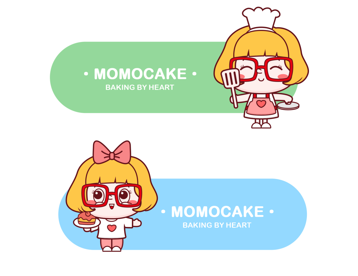 MOMOCAKE甜品店品牌設計圖5
