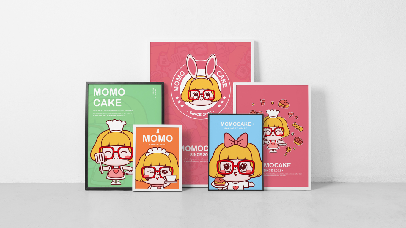 MOMOCAKE甜品店品牌設計圖17