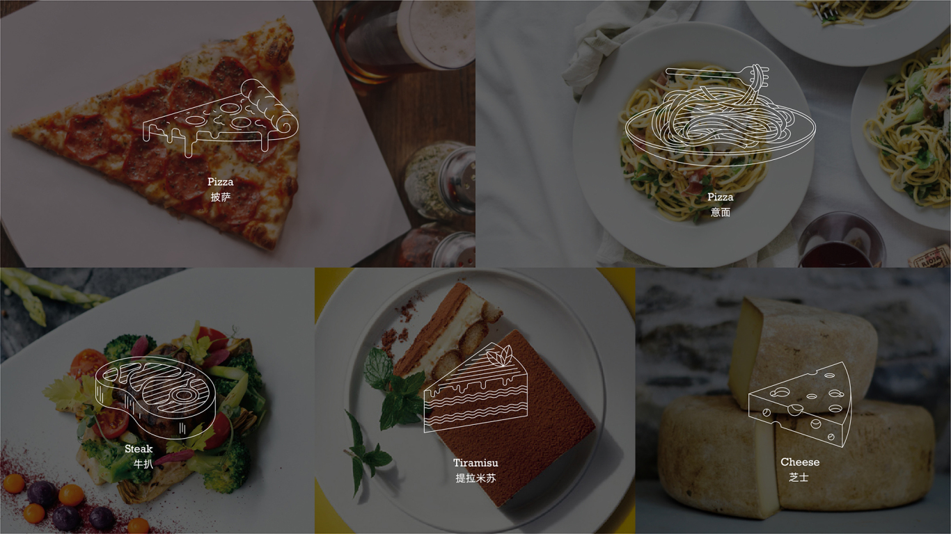意拉拉西餐品牌升级设计图9