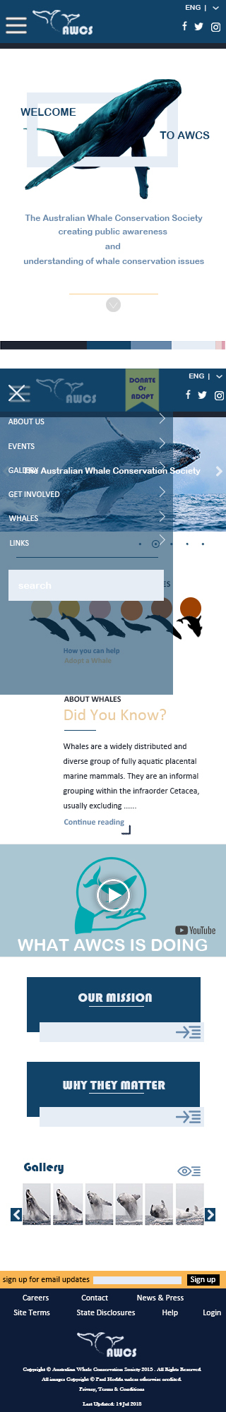 鲸鱼保护协会网站logo redesign图2