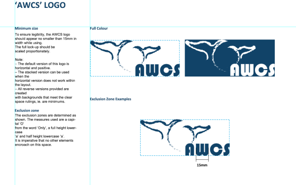 鲸鱼保护协会网站logo redesign