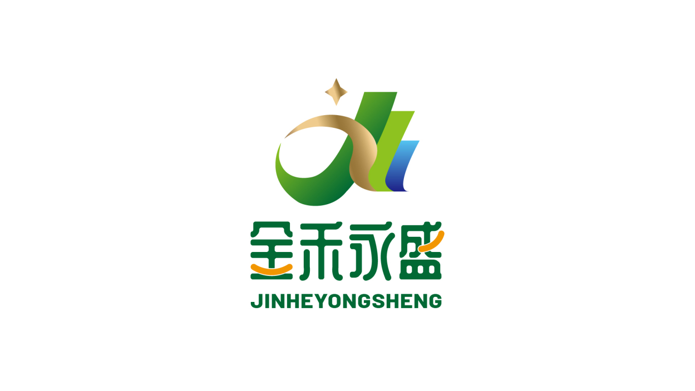 金禾永盛超市logo设计/粮油农副超市商标设计图0