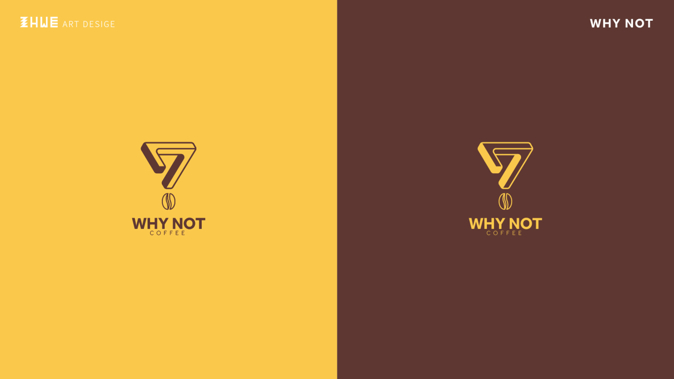 WHY NOT COFFEE 咖啡LOGO设计图2