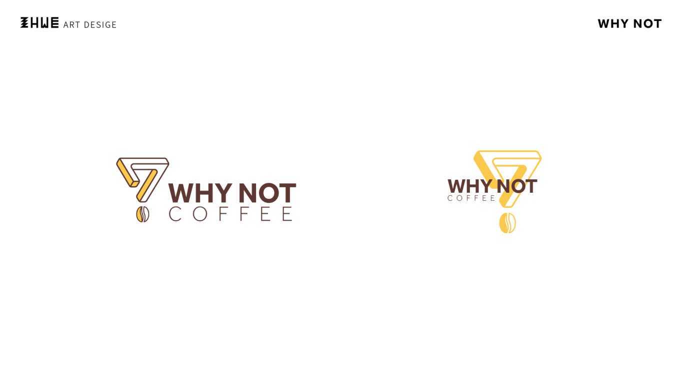 WHY NOT COFFEE 咖啡LOGO设计图3