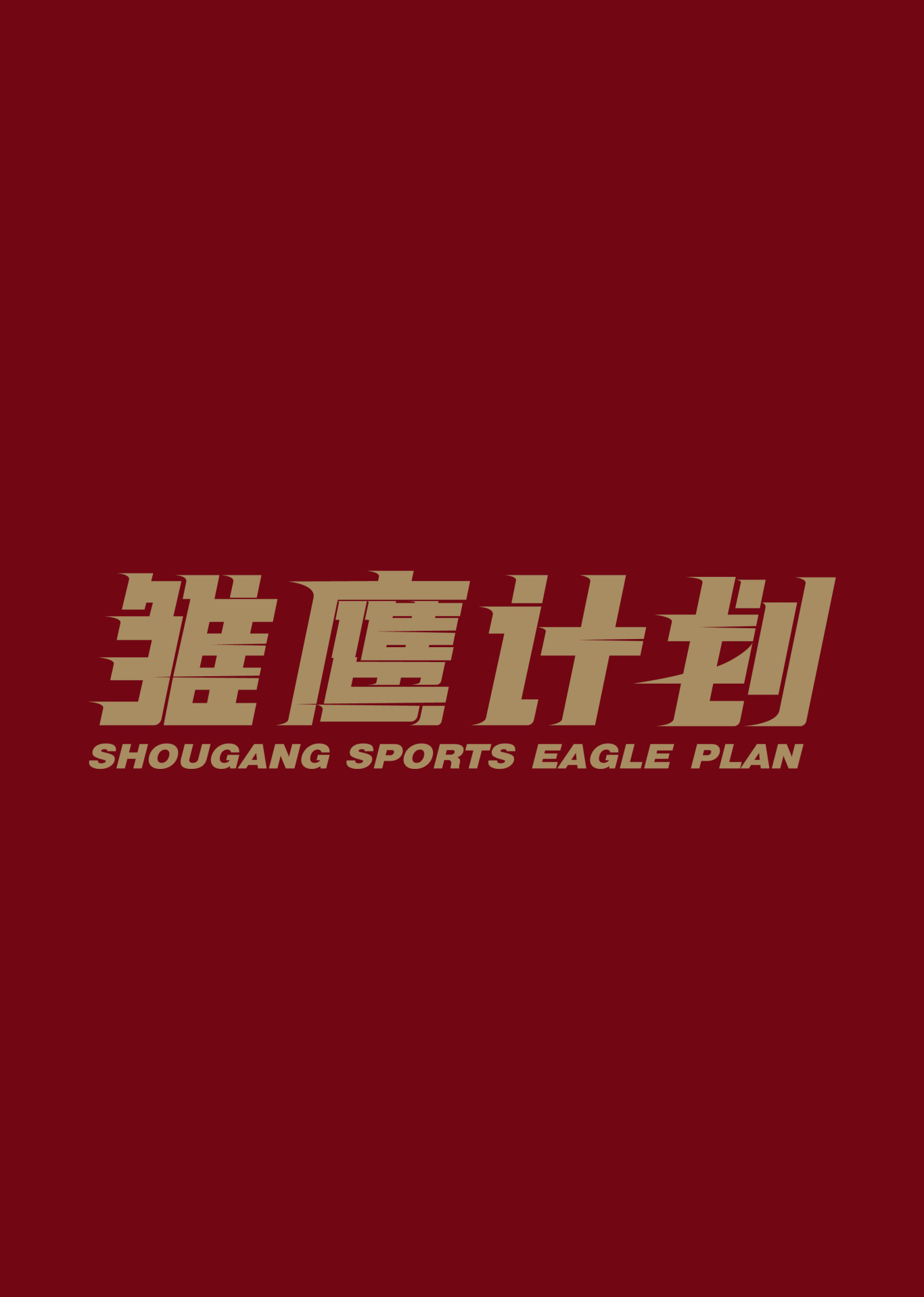 北京首钢体育雏鹰计划活动标志设计图0