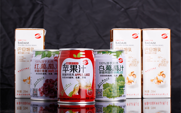 新疆紅滿疆果汁飲料系列包裝設計