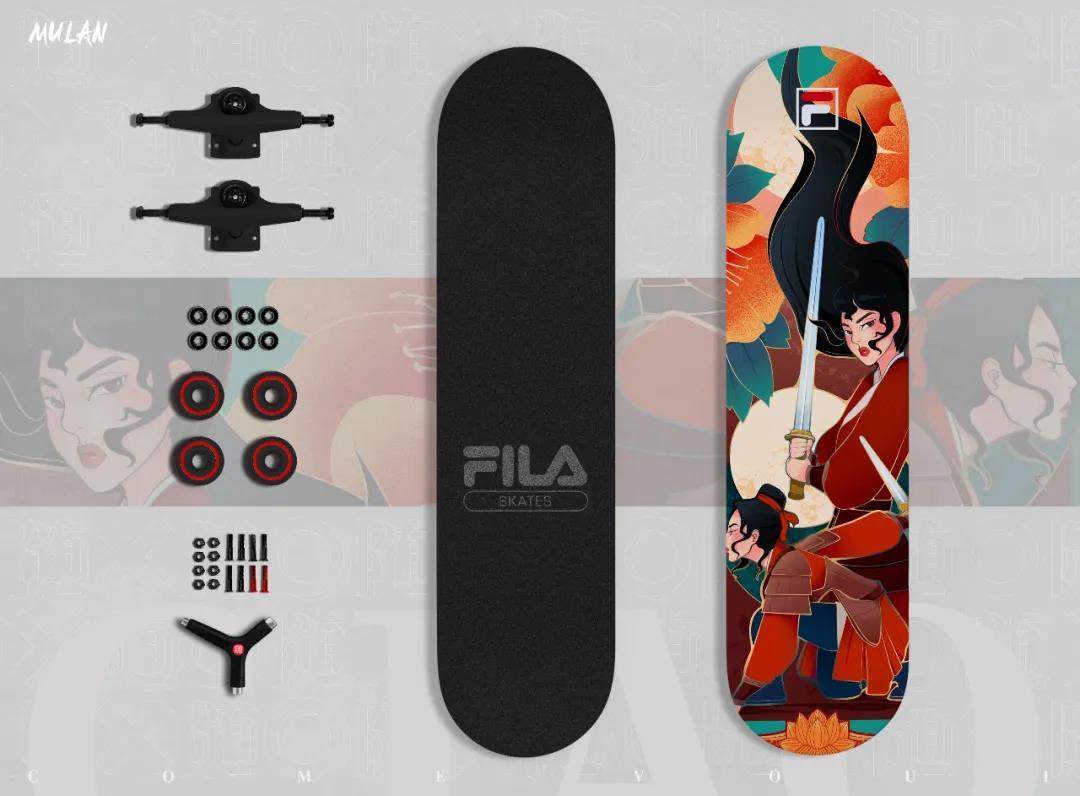 FILA skates 滑板设计图8