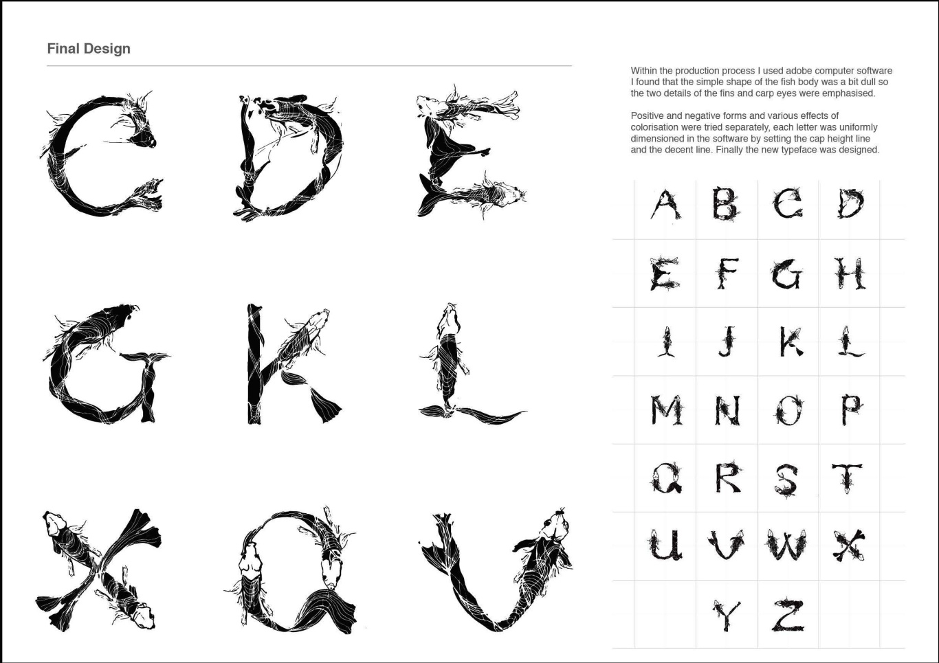 CARP&FLOW-Typeface Design图5