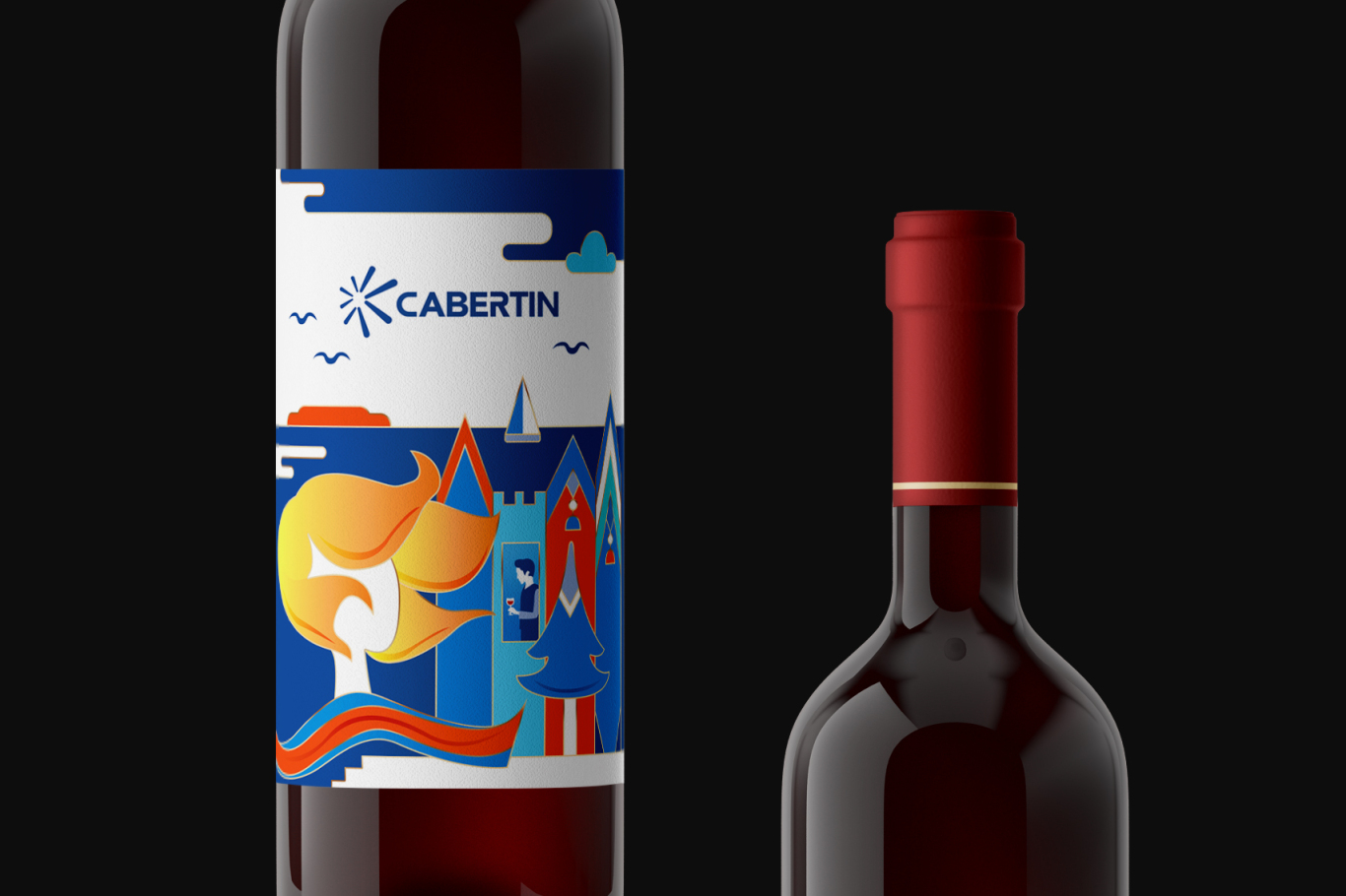 【包装设计】卡贝丹红酒包装设计图4