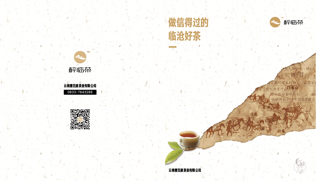 茶行业画册设计图0