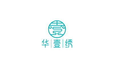 華壹繡美容品牌logo設計