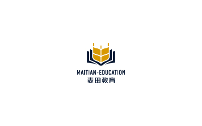 麦田教育logo设计