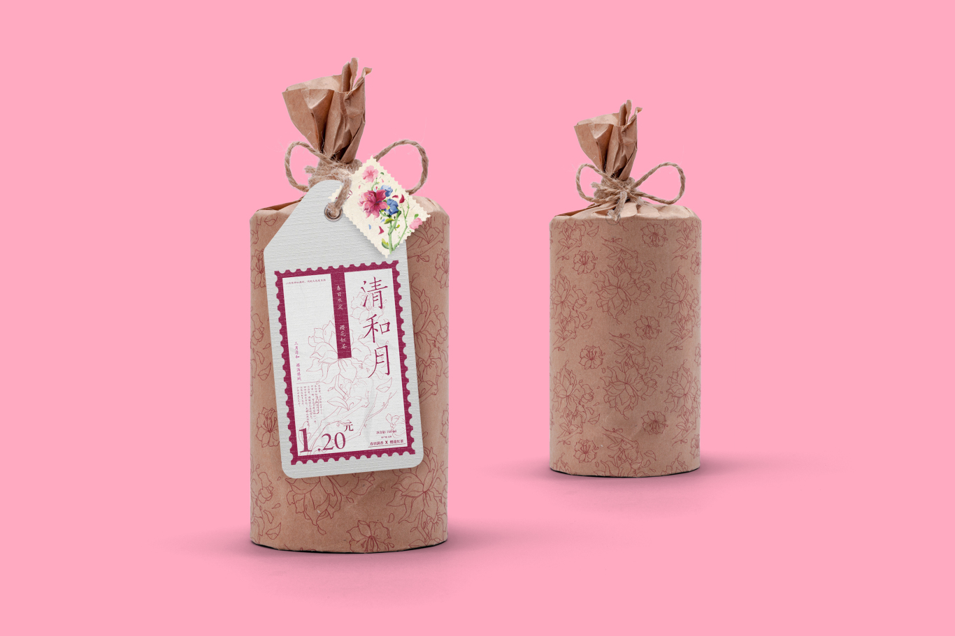 “清和月”樱花系列产品包装（食品、酒水、花茶、果酱等）--设计师原创品牌图10