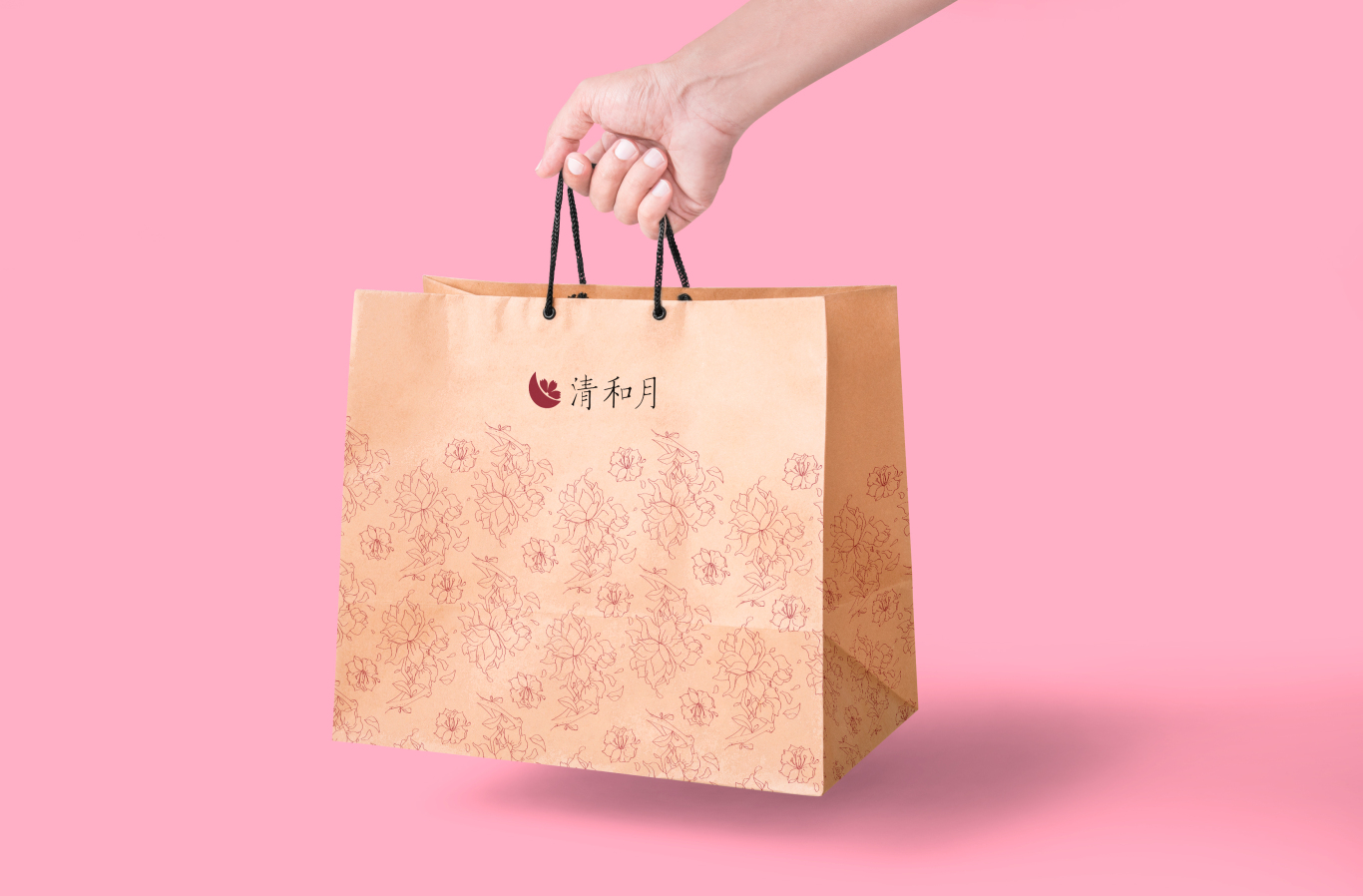 “清和月”樱花系列产品包装（食品、酒水、花茶、果酱等）--设计师原创品牌图14