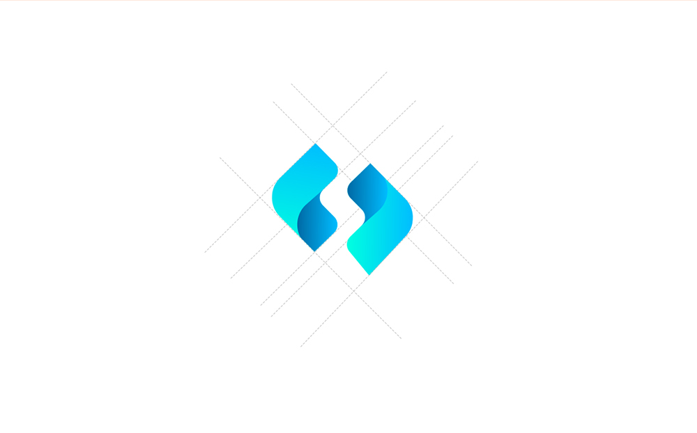 龙盛集团互联网科技类logo设计图2