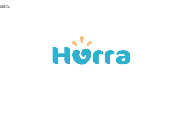 Hurra 北歐兒童保健食品logo設計