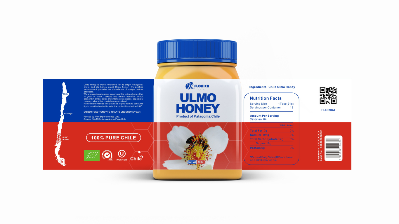 智利蜂蜜品牌包装设计图3
