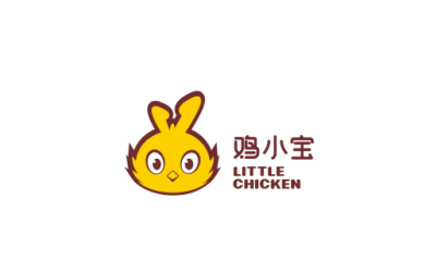 雞小寶湖南米粉品牌LOGO吉祥物設計