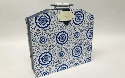 青花瓷月饼盒包装设计