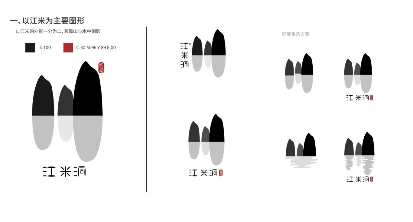 江米洞民宿logo设计图2