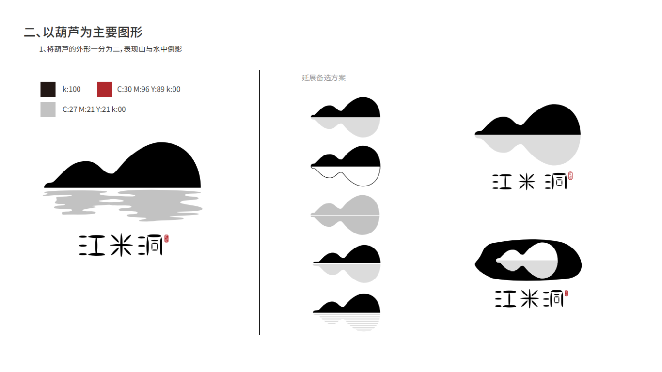 江米洞民宿logo设计图6