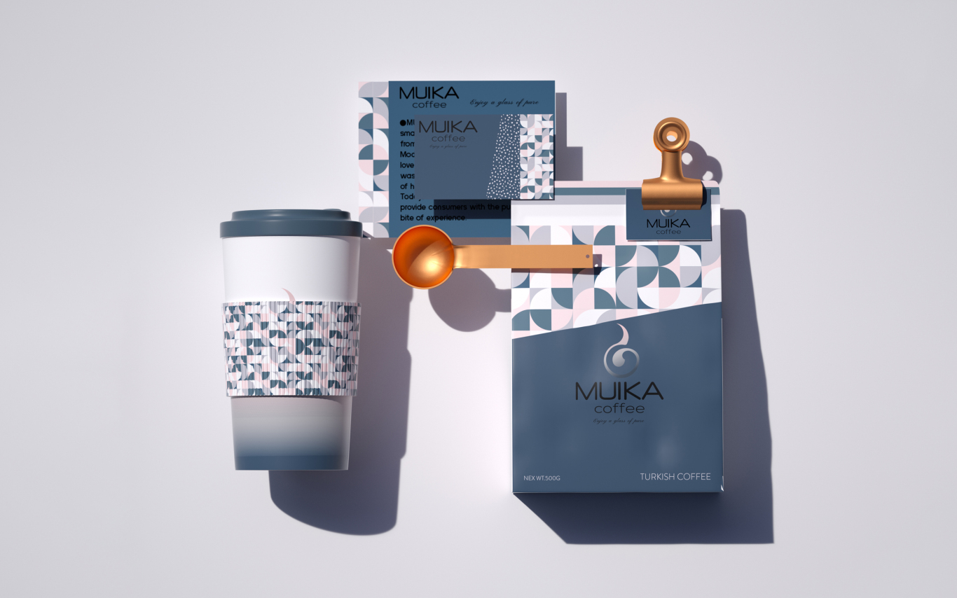 MUIKA咖啡品牌设计图1