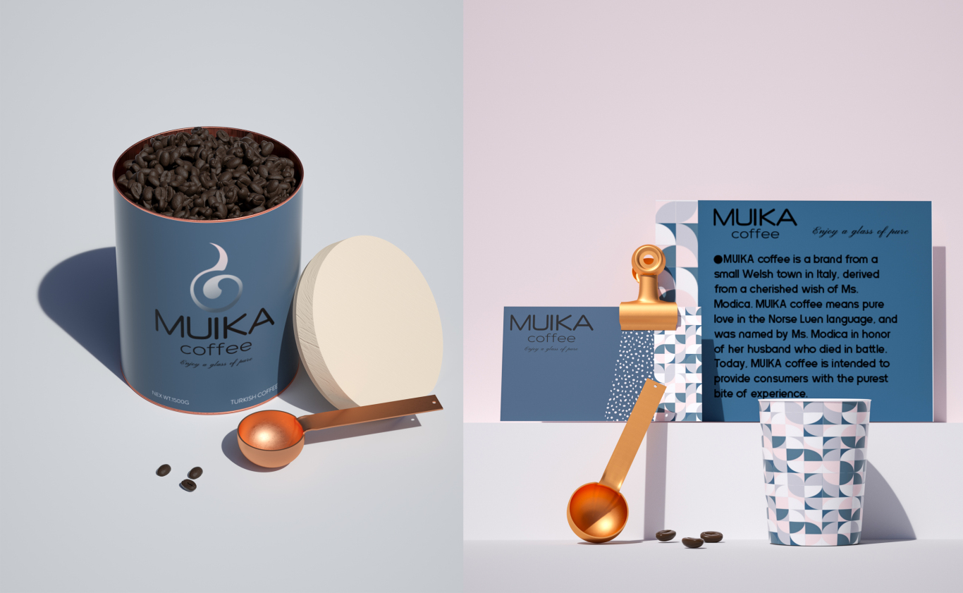 MUIKA咖啡品牌设计图3