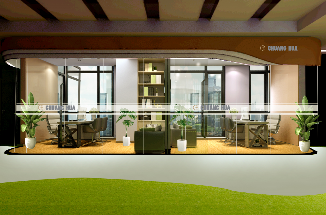 青呼吸，绿办公－创华科技公司室内空间设计图6