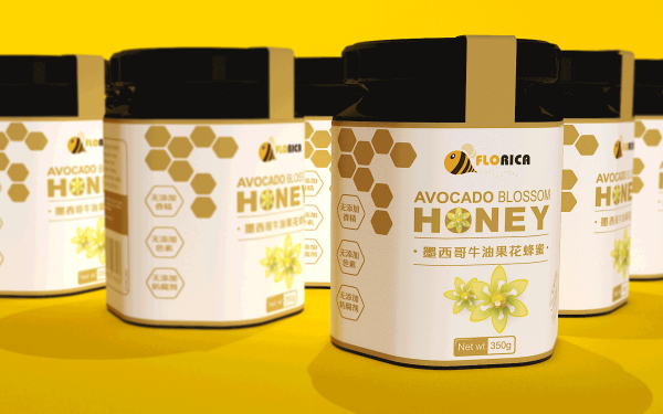 Florica牛油果蜂蜜包装设计