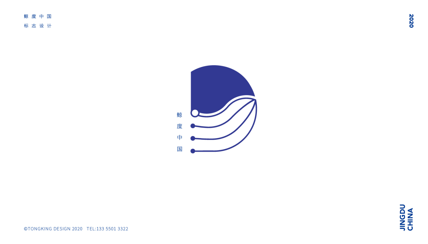 鲸度 logo [网络公司标志设计]图6