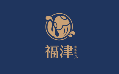 福津海鲜城logo设计