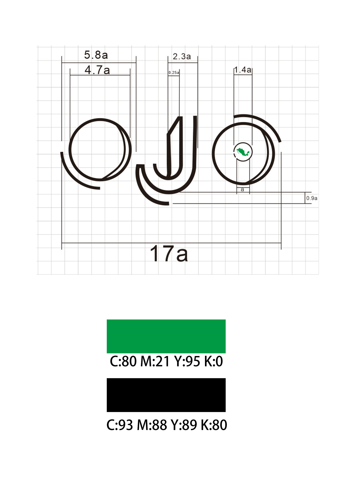 ojo眼镜店logo设计图0