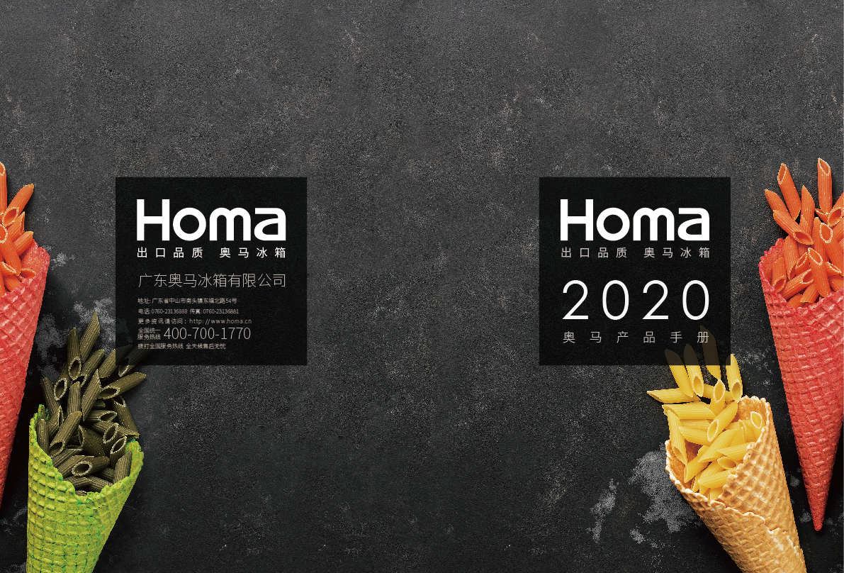 2020年奥马冰箱产品手册设计-高端版图0