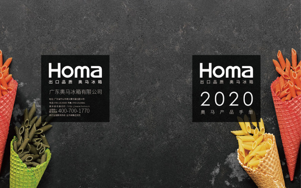 2020年奧馬冰箱產品手冊設計-高端版