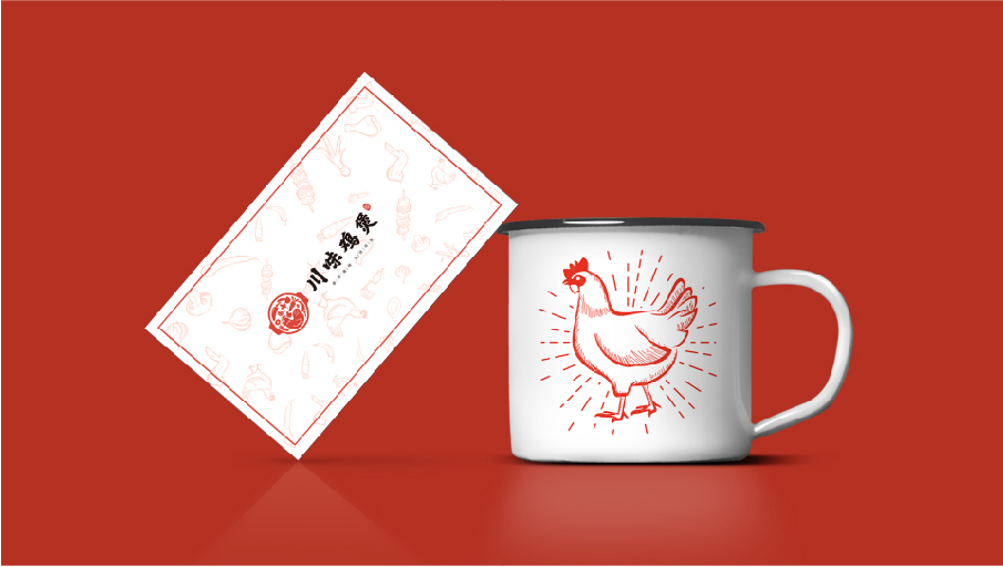 川味鸡煲餐饮logo VI设计图16